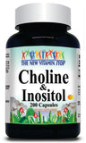 BUY 1 GET 2 FREE Choline Bitartrate & Inositol 200 Capsules