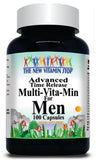 BUY 1 GET 2 FREE Advanced Multi-Vita-Min for Men Time Release 100 or 200 Capsules