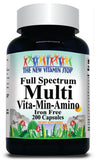 BUY 1 GET 2 FREE Full Spectrum Multi-Vita-Min-Amino Iron Free 200 Capsules