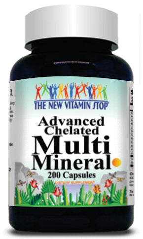 50% off Price Advanced Multi Mineral 200 Capsules 1 or 3 Bottle Price