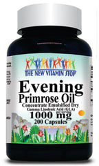 50% off Price Evening Primrose Oil Concentrate 1000mg 200 Capsules 1 or 3 Bottle Price