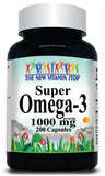 BUY 1 GET 2 FREE Super Omega 3 1000mg 200 Capsules