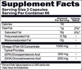 BUY 1 GET 2 FREE Omega 3 Fish Oil 1000mg 200 Capsules