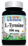 50% off Price L-Tyrosine Free Form 500mg 200 Capsules 1 or 3 Bottle Price