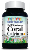 50% off Price Full Spectrum Coral Calcium 200 Capsules 1 or 3 Bottle Price