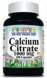 BUY 1 GET 2 FREE Calcium Citrate 1000mg 200 Capsules