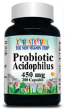 50% off Price Probiotic Acidophilus (Keep Refrigerated) 450mg 200 Capsules 1 or 3 Bottle Price