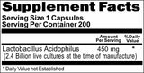 BUY 1 GET 2 FREE Probiotic Acidophilus (No Refrigeration Needed) 450mg 200 Capsules