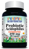 BUY 1 GET 2 FREE Probiotic Acidophilus (No Refrigeration Needed) 450mg 200 Capsules