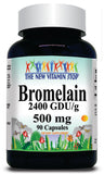 BUY 1 GET 2 FREE Bromelain 500mg 90 or 180 Capsules