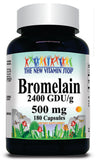 BUY 1 GET 2 FREE Bromelain 500mg 90 or 180 Capsules