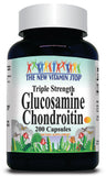 BUY 1 GET 2 FREE Triple Strength Glucosamine and Chondroitin 200 Capsules