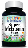 50% off Price Melatonin 5mg 100 or 200 Capsules 1 or 3 Bottle Price