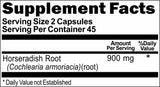 BUY 1 GET 2 FREE Horseradish Root 900mg 90 Capsules