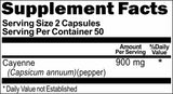 BUY 1 GET 2 FREE Cayenne 900mg 100 Capsules