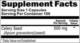 BUY 1 GET 2 FREE Celery Seed 500mg 100 or 200 Capsules