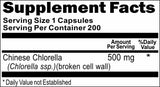 BUY 1 GET 2 FREE Chinese Chlorella 500mg 200 Capsules