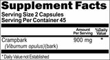 BUY 1 GET 2 FREE Crampbark 900mg 90 Capsules