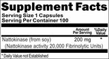 BUY 1 GET 2 FREE Nattokinase 200mg 100 or 200 Capsules