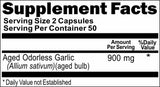 BUY 1 GET 2 FREE Odorless Aged Garlic Extract 900mg 100 or 200 Capsules