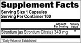 BUY 1 GET 2 FREE Strontium Bone Maintenance 340mg 100 or 200 Capsules