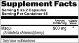 BUY 1 GET 2 FREE Maqui Berry 900mg 90 Capsules