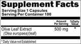 BUY 1 GET 2 FREE Olive Leaf Extract 500mg 100 Capsules