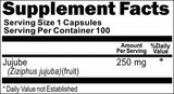 BUY 1 GET 2 FREE Jujube 250mg 90 Capsules