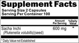 BUY 1 GET 2 FREE Sacha Inchi 600mg 200 Capsules