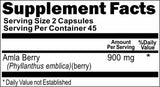 BUY 1 GET 2 FREE Amla Berry 900mg 90 Capsules