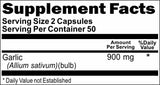 BUY 1 GET 2 FREE Garlic 900mg 100 Capsules