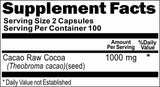50% off Price Cacao 1000mg 200 Capsules 1 or 3 Bottle Price