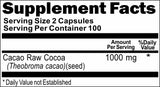 BUY 1 GET 2 FREE Cacao 1000mg 200 Capsules
