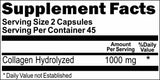 BUY 1 GET 2 FREE Collagen Hydrolyzed 1000mg 90 or 180 Capsules