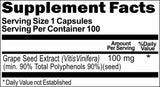 BUY 1 GET 2 FREE Grapeseed Extract 100mg 100 or 200 Capsules