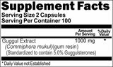 BUY 1 GET 2 FREE Guggul Standardized Extract 1000mg 200 Capsules