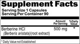BUY 1 GET 2 FREE Berberine HCI 500mg 90 or 180 Capsules