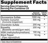 BUY 1 GET 2 FREE Glucosamine Chondroitin Turmeric Curcumin Black Pepper 100caps or 200caps