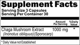 BUY 1 GET 2 FREE Chaga Mushroom Extract 1000mg 90 or 180 Capsules