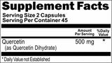 BUY 1 GET 2 FREE Quercetin 500mg 90 or 180 Capsules