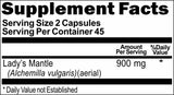 BUY 1 GET 2 FREE Lady's Mantle 900mg 90 Capsules