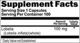 BUY 1 GET 2 FREE Lobelia 100mg 100 Capsules