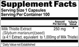 BUY 1 GET 2 FREE Milk Thistle (Silymarin) Extract  Equivalent 1000mg 100 or 200 Capsules