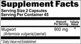 BUY 1 GET 2 FREE Mugwort 900mg 90 Capsules