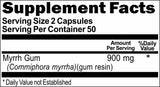 BUY 1 GET 2 FREE Myrrh Gum 900mg 100 Capsules