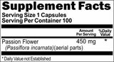 BUY 1 GET 2 FREE Passion Flower 450mg 100 Capsules