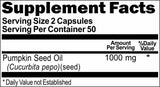BUY 1 GET 2 FREE Pumpkin Seed Oil 1000mg Emulsified Dry 100 Capsules