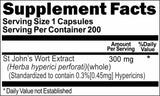 BUY 1 GET 2 FREE St. John's Wort Standardized Extract 300mg 200 Capsules