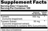 BUY 1 GET 2 FREE Turmeric Extract 500mg 100 Capsules