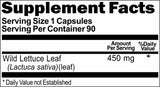 BUY 1 GET 2 FREE Wild Lettuce Leaf 450mg 90 Capsules